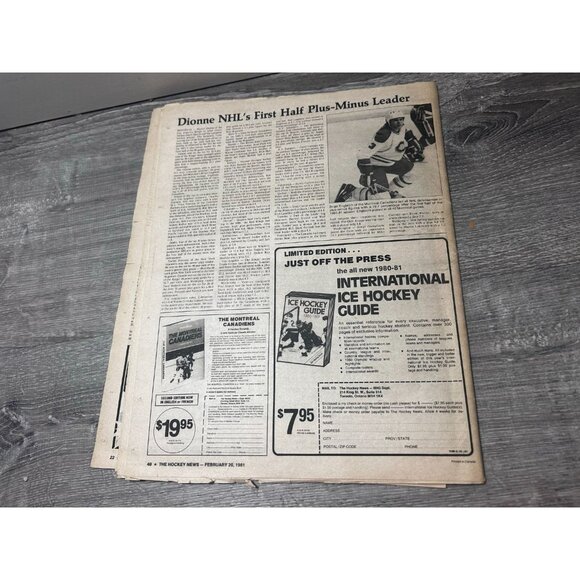 The Hockey News Vol 34 No.20 Paperback February 20, 1981 - Picture 5 of 5